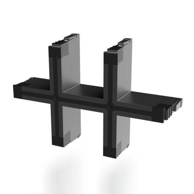 Weidmüller CABTITE GI H BK Frame Polyamide (glasvezelversterkt) Diepzwart (b x h) 67 mm x 44 mm 5 stuk(s)