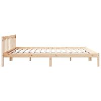 Bedframe extra lang zonder matras massief grenenhout 200x210 cm - thumbnail