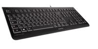 CHERRY KC 1000 toetsenbord Universeel USB AZERTY Belgisch Zwart - thumbnail