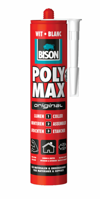 Bison Poly Max® Original Wit Koker | 425 g - 6306553