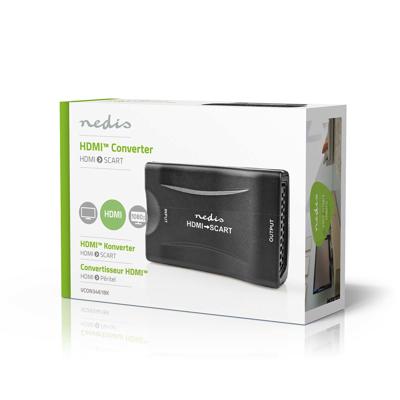 Nedis VCON3461BK Hdmi™-converter Hdmi™ Input Scart Female 1-weg 1080p 1.2 Gbps Abs Zwart - thumbnail