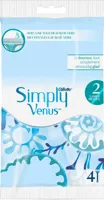 Gillette Simply Venus 2 Wegwerpscheermesjes 4st - thumbnail