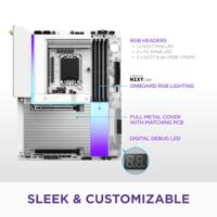 Moederbord Intel NZXT N9 Z890 - Matte White - thumbnail