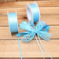 Bonbon doosjes - Chocolade doosje - Satin aquablauw 612 - 1 stuks - thumbnail