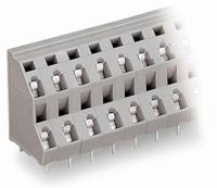 WAGO 736-506 Dubbel niveau klem 2.50 mm² Aantal polen 12 Grijs 1 stuk(s) - thumbnail