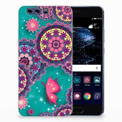 Huawei P10 Plus | Hoesje maken | Cirkels en Vlinders Huawei P10 Plus | Hoesje maken | Cirkels en Vlinders