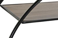 Planken DKD Home Decor Zwart Lichtgrijs Metaal Spar 90 x 30 x 100 cm (1) - thumbnail