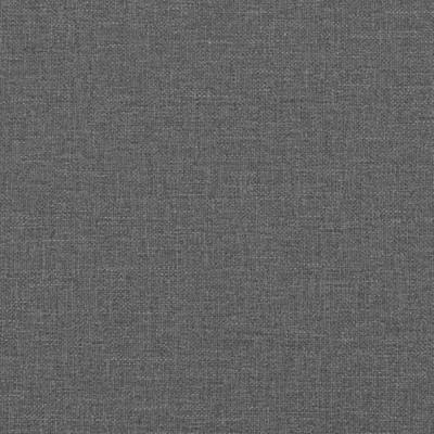 LED Hoofdbord met LED-striplichten Donkergrijs 160 cm Polyester