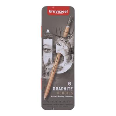 BRUYNZEEL expression grafietpotloden, 6st.