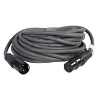 Nedis COTG15012GY100 Digitale Dmx-kabel 110 Ohm Xlr 3-pins Male - Xlr 3-pins Female 10 M Grijs - thumbnail