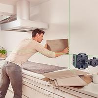 Bosch Groen Quigo Green Kruislijnlaser | Inclusief Batterijen - 0603663CZ0 - thumbnail