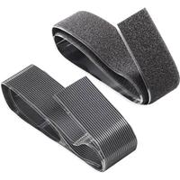 FASTECH® 730-330-1C Klittenband Om vast te plakken Hotmelt Haak- en lusdeel, Extra sterk (l x b) 1000 mm x 50 mm Zwart 1 paar - thumbnail