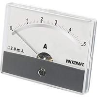 VOLTCRAFT AM-86X65/5A/DC AM-86X65/5A/DC Inbouwmeter AM-86X65/5 A/DC Draaispoel - thumbnail