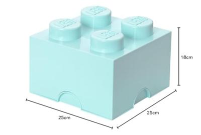 Room Copenhagen LEGO Storage Brick 4 Blauw opbergdoos