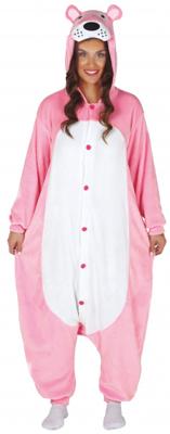 Roze katten Onesie Volwassen