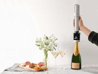 Coravin Sparkling wijnbewaarsysteem - inclusief charger, 2 CO₂-capsules, stopper & flessenhoes - behoudt bubbels tot 4 weken - thumbnail