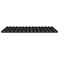 Bedframe massief grenenhout zwart 200x200 cm - thumbnail