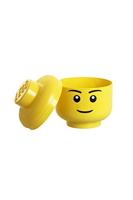 Room Copenhagen LEGO Storage Head "Boy" Klein Geel opbergdoos - thumbnail