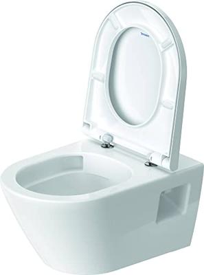 Toilet Duravit D-Neo Wand Rimless Diepspoel 54 cm Hoogglans Wit Duravit