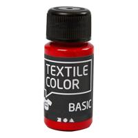 Creativ Company Textile color semi-dekkende textielverf - rood, 50ml - thumbnail