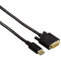 Hama Adapterkabel (DisplayPort-stekker naar DVI-stekker), 1,80 m - thumbnail