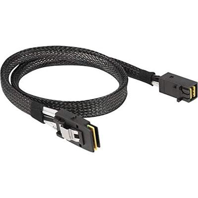 DELOCK Kabel Mini SAS HD SFF 8643 x4 stekker > Mini SAS 36 Pin SFF 8087 stekker 0,5 m