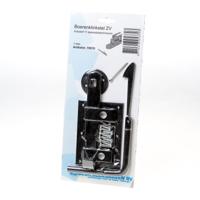 GB boerenklinkstel met schroef epoxy zwart etiket | 1 stuk - 17270911 - thumbnail