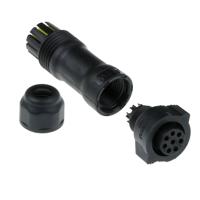 Amphenol BD-08BFFA-QL8MP0 X-Lok 8 Pin Female Connector | Female Contact Standard Size | Krimp | 5 A - thumbnail