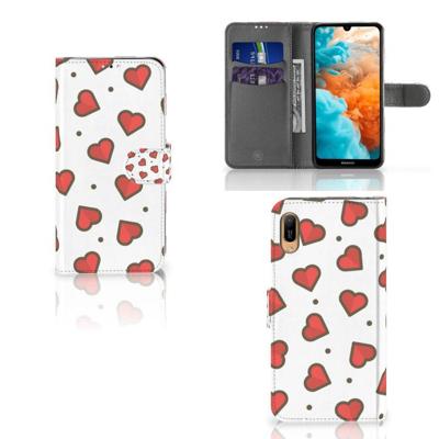 Huawei Y6 (2019) | Telefoon Hoesje | Hearts Huawei Y6 (2019) | Telefoon Hoesje | Hearts