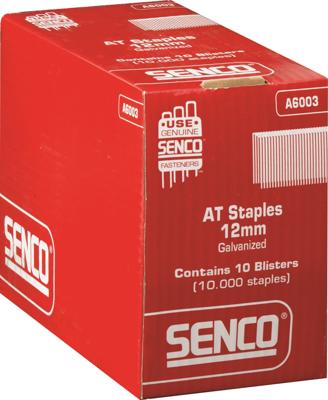 Senco Nieten binnenbreedte 11,3 mm - 12 mm gegalvaniseerd in blister verpakking - A6003 Senco Nieten binnenbreedte 11,3 mm - 12 mm gegalvaniseerd in blister verpakking - A6003