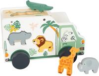 Small Foot - houten vormenstoof jeep safari, 6dlg. - thumbnail