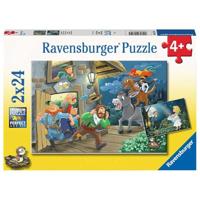 Ravensburger - sprookjes legpuzzel 2x24 stuks - thumbnail