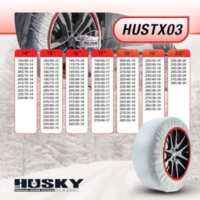 Sneeuwsokken Husky EasySock Maat L HUSTX03