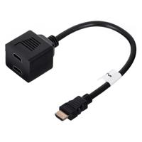 Lanberg AD-0019-BK video splitter HDMI 2x HDMI - thumbnail