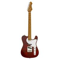 Aria Pro II Hot Rod Collection 615-MK2 Ruby Red elektrische gitaar - thumbnail