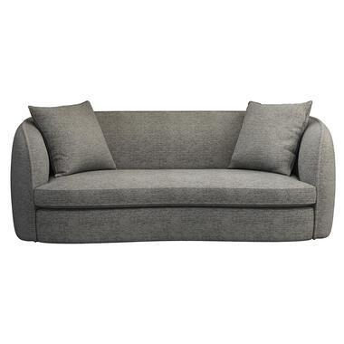 Bank Enzio 3,5-zits - stof Wandy - grijs