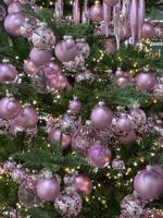 Kerstballen Glas Ø8cm Fris Lila 6st - thumbnail