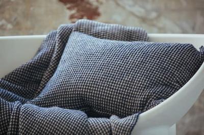 Vandyck Vandyck Home 95 Plaid bedsprei 130x220 blue ink