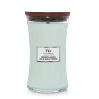WoodWick large candle sagewood & seagrass - thumbnail