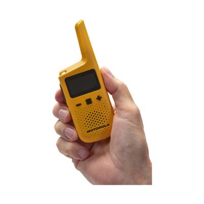 MOTOROLA TALKABOUT T72 Walkie Talkies - Geel - Bereik 8 km - PMR446 - 16 kanalen - 121 codes