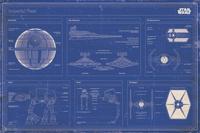 Poster Star Wars - Imperial fleet blueprint 91,5x61cm - thumbnail