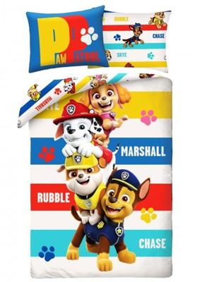 Paw Patrol dekbedovertrek dog tower 140 x 200 cm katoen Paw Patrol dekbedovertrek dog tower 140 x 200 cm katoen