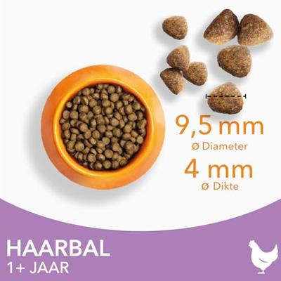 Iams Adult Hairball kattenvoer met verse kip 2 x 3 kg - thumbnail