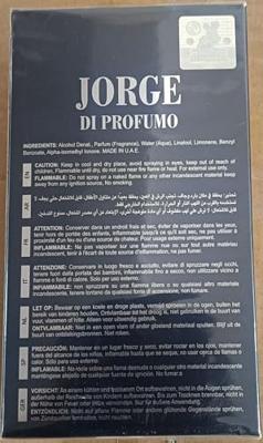 Maison Alhambra Jorge Di Profumo 100 ml Eau de Parfum Heren Maison Alhambra Jorge Di Profumo 100 ml Eau de Parfum Heren