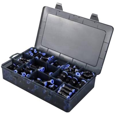 TRU COMPONENTS Pneumatische connector TC-12879280 TC-Fitting kits-A Buis-Ø: 4 mm, 6 mm, 8 mm, 10 mm, 12 mm 145 stuk(s)