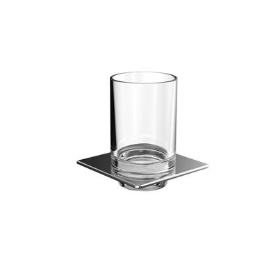 Emco Art glashouder met glas chroom 162000102 Emco Art glashouder met glas chroom 162000102
