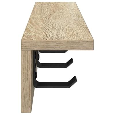 Wandgemonteerde kapstok Sonoma eiken 40 x 10.5 x 10.5 cm