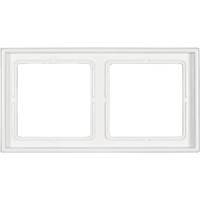 Jung LS 982 WW Frame 2-voudig LS 990 Alpine-wit 1 stuk(s) - thumbnail