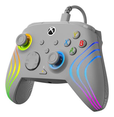 TURTLE BEACH Gamepad - Xbox Series X|S, Xbox One en PC - Afterglow Wave - RGB Wired Gray