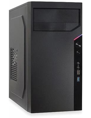 Inter-Tech IT-6505 Retro Micro Tower Zwart